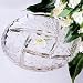 LE JARDIN SECTIONAL PLATE - LE JARDIN SECTIONAL CRYSTAL RELISH PLATE - Le Jardin