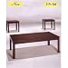 Traditional 3pc Pack, Coffee Table/ End Table Set