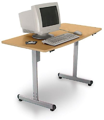 Buy OFM 55111-MAPLE & SILVER MultiUse Modular Table 24×48 Inches – Maple and Silver