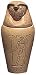 Canopic Jar of "Falcon" Quebehsenuef, 9"H - Large