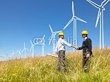 Wallmonkeys Peel and Stick Wall Decals - Engineers Building Windmills - Removable Graphic