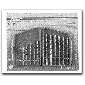 Century Drill Bit Set - 13 Piece by Century Drill and Tool