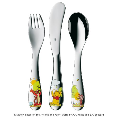 WMF 1283516040 Kinderbesteck mini 3-teilig Winnie the Pooh