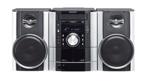 Sharp CDMPX880 Mini Component System with 250 Watts Total Output and 5 CD Multi-Play Changer