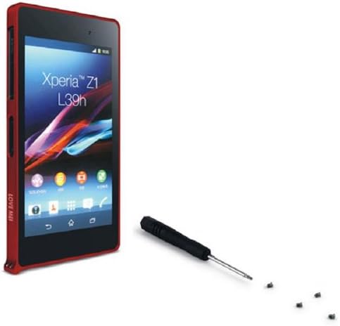 Blueskyseller Ultra-thin Original 0.7mm Love Mei Metal Bumper Aluminum Case for Sony Xperia Z1 L39h (Red)