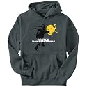 Hoodie Mens Dark Silver " Electrical Powerline Tradesperson's rule " Occupations