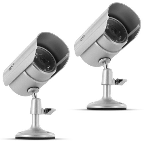 SVAT VU5 Indoor/Outdoor Night Vision Color CMOS CCTV Security Surveillance Camera - Bonus Pack of 2