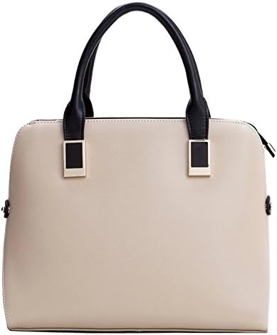 Deer Mum Fashionable Handbags Women Designer Genuine Leather Colorful Bag (khaki, L)