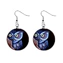Owl Earrings Limited Edition Art Jewelry