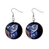 Owl Earrings Limited Edition Art Jewelry