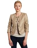 Chaus Women's Gold Tweed Jacket