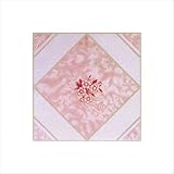 Home Dynamix 45PCS-1007 Vinyl Machine Pink Flower Floor Tile (Set of 45) Size: 12 x 12