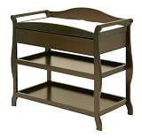 Stork Craft Aspen Changing Table with Drawer, Espresso