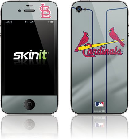 Skinit St. Louis Cardinals Alternate/Away Jersey Vinyl Skin for Apple iPhone 4 / 4S