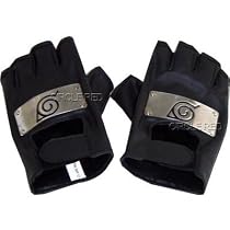 Naruto Official Cosplay Glove w/ Metal Plate - Leaf Village
