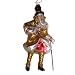 6" Hand Crafted Glass Dickens Figure Christmas Ornament #5398