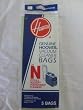 Genuine Hoover N bag 5 Pack