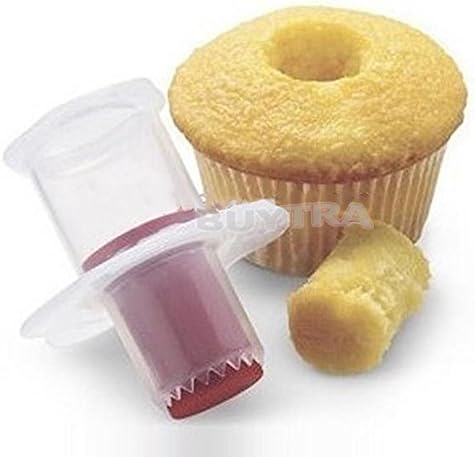 zjskin CHEAP Cupcake Plunger Cutter Pastry Corer Decorating Divider Cake Filler Kitchen