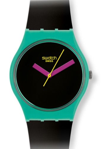 Swatch Originals AFM Powder Turn Black Dial Unisex watch #GG211