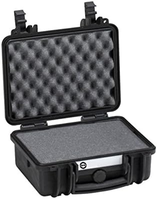ZERO Guardian Luggage 1108 Injection-Molded Plastic Waterproof Case with Foam, Black