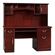 Heritage Hill Computer Desk and Hutch - Cherry