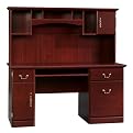 Heritage Hill Computer Desk and Hutch - Cherry