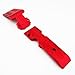 Atomik RC Alloy Front Skid Plate, Red fits the Traxxas 1/10 E-Revo and Other Traxxas Models - Replaces Traxxas Part 5337