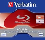 Produkt-Bild: Verbatim BD-RE DL 50GB (1 Disc) Jewelcase Blu-ray 2x Speed