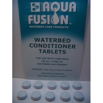10 Pack of Waterbed Conditioner Tablets for Softside Water Bed Mattresses
