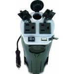 Rally 7413 200W Cup Holder Power Inverter with USB Port
