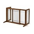 Richell 94135 Freestanding Pet Gate with Autumn Matte Finish, Small