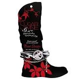 Sugar and Vine Zebra Boot Strap w/ Large Peace Sign with word LOVE
