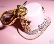 AUTHENTIC Juicy Couture Limited Edition Gold & Pink 2008 Happy New Year Hat Charm