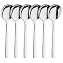 WMF-Bistro Set 6 Soup Spoons IN 18/10 STAINLESS STEEL-1288336040