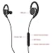 Maxbo Bluetooth Earphone High Quality Sound Noise Cancelling Wireless Stereo Headset Removable Earhook for Excercise with Mic (Bluetooth 4.1, aptX, CVC 6.0 Noise Cancelling, Sweatproof)