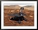 Artists Rendition of Mars Rover Collections Framed Art Poster Print by Stocktrek Images, 39x31