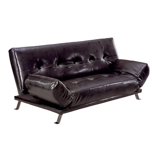 Kitchen: LA Convertible Sofa Dark Brown