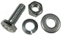 Pico 9863M 5/16" x 3/4" USS Hex Head Cap Screw, Hex Nut, Flat & Lock Washer 2 Sets per Package