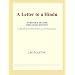 A Letter to a Hindu (Webster's Spanish Thesaurus Edition)