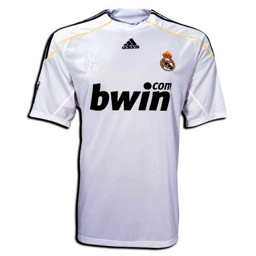 Benzema Real Madrid Home 09/10 Soccer Jersey