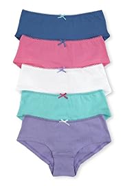 5 Pack Pure Cotton Assorted Bow Shorts