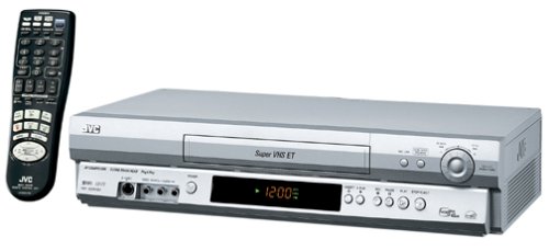JVC HRS5912U VCR, Silver On Sale