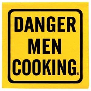 Danger Men Cooking Beverage Napkins