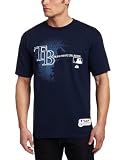 MLB Men's Tampa Bay Rays Authentic Collection Change Up Short Sleeve Basic Tee by Majestic (Athletic Navy, XX-Large)