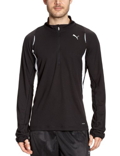 PUMA Herren T-Shirt langarm 1/2 Zip, black, M, 507140 01 Preisvergleich