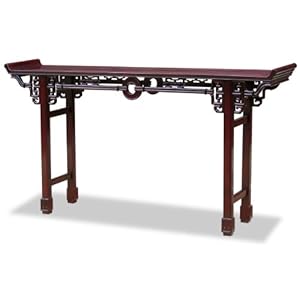 Amazon.com - 72in Coin Design Rosewood Altar Table - Cherry - Sofa ...