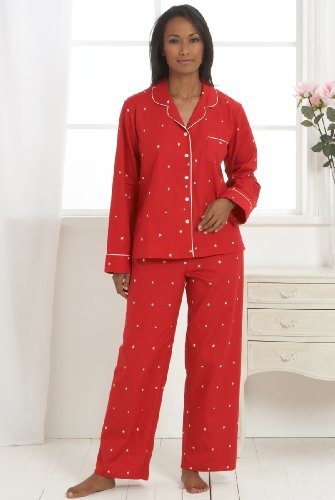 Pure Cotton Long Sleeve Star Print Pyjamas