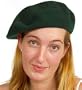 Maroon Bohemian French Beret