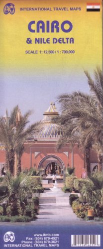 Cairo & Nile Delta 1:12,5k / 1:700k Road and Travel Map (Egypt) (International Travel Maps)