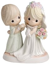 Precious Moments "Beautiful And Blushing, My Baby's Now A Bride" Figurine